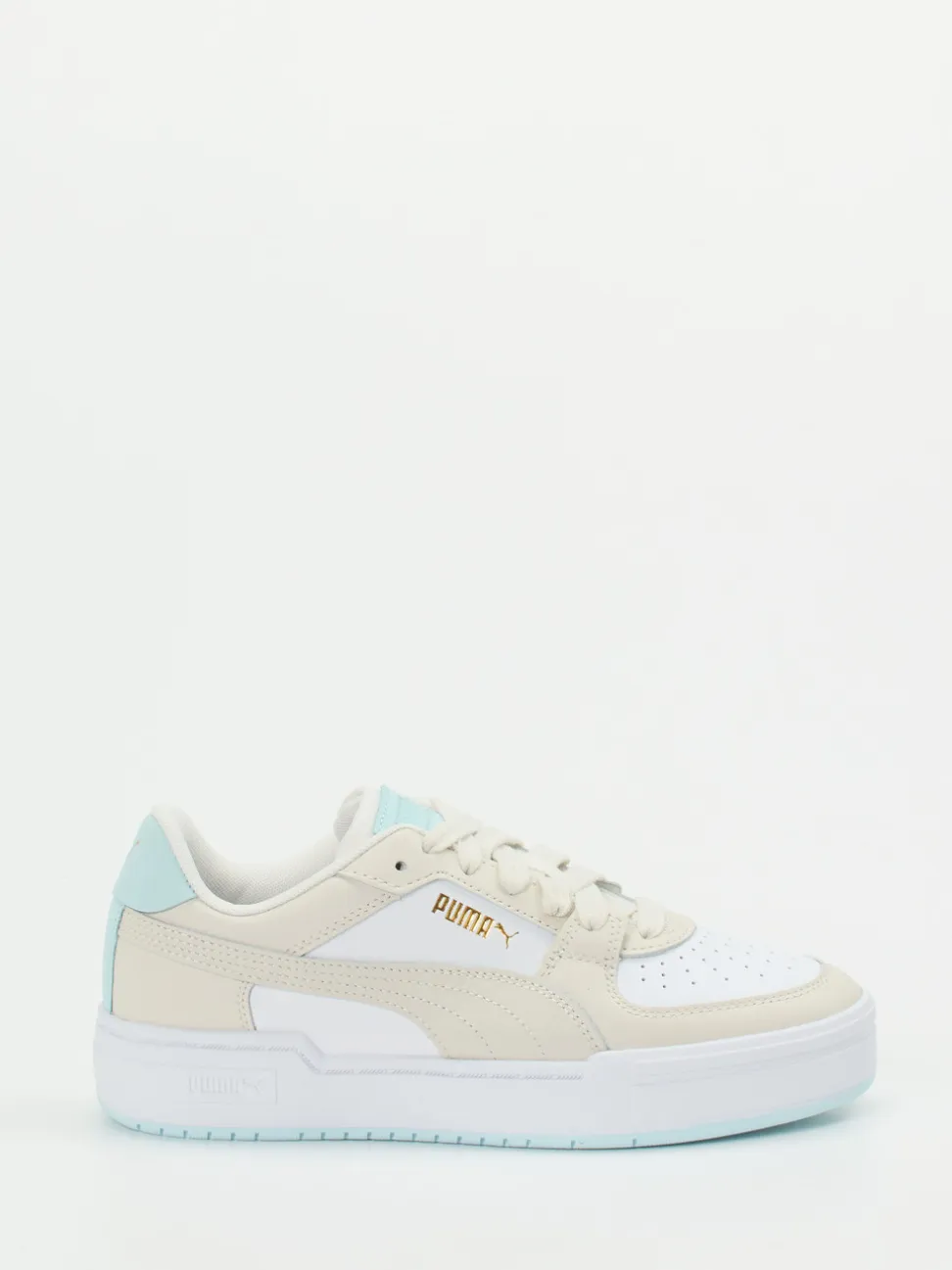 Puma – Low-Top Sneaker aus Leder in Pastelloptik