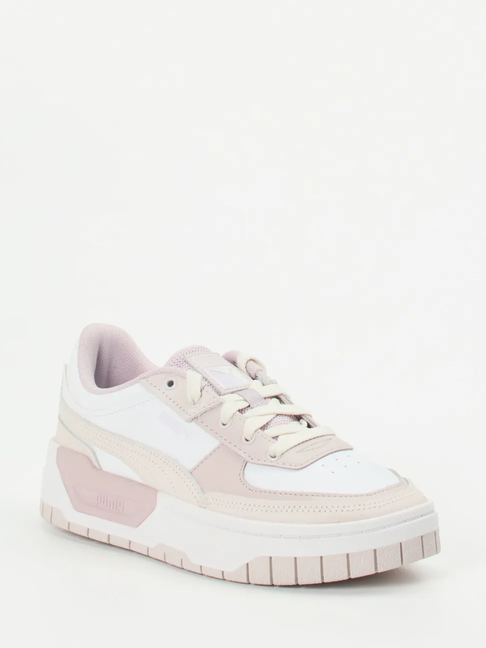 Puma – Low-Top Sneaker aus Leder Offwhite