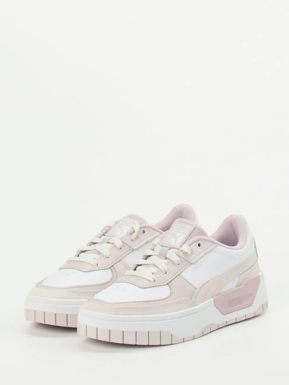 Puma – Low-Top Sneaker aus Leder Offwhite