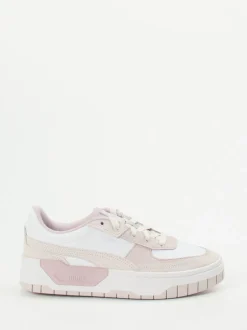 Puma – Low-Top Sneaker aus Leder Offwhite