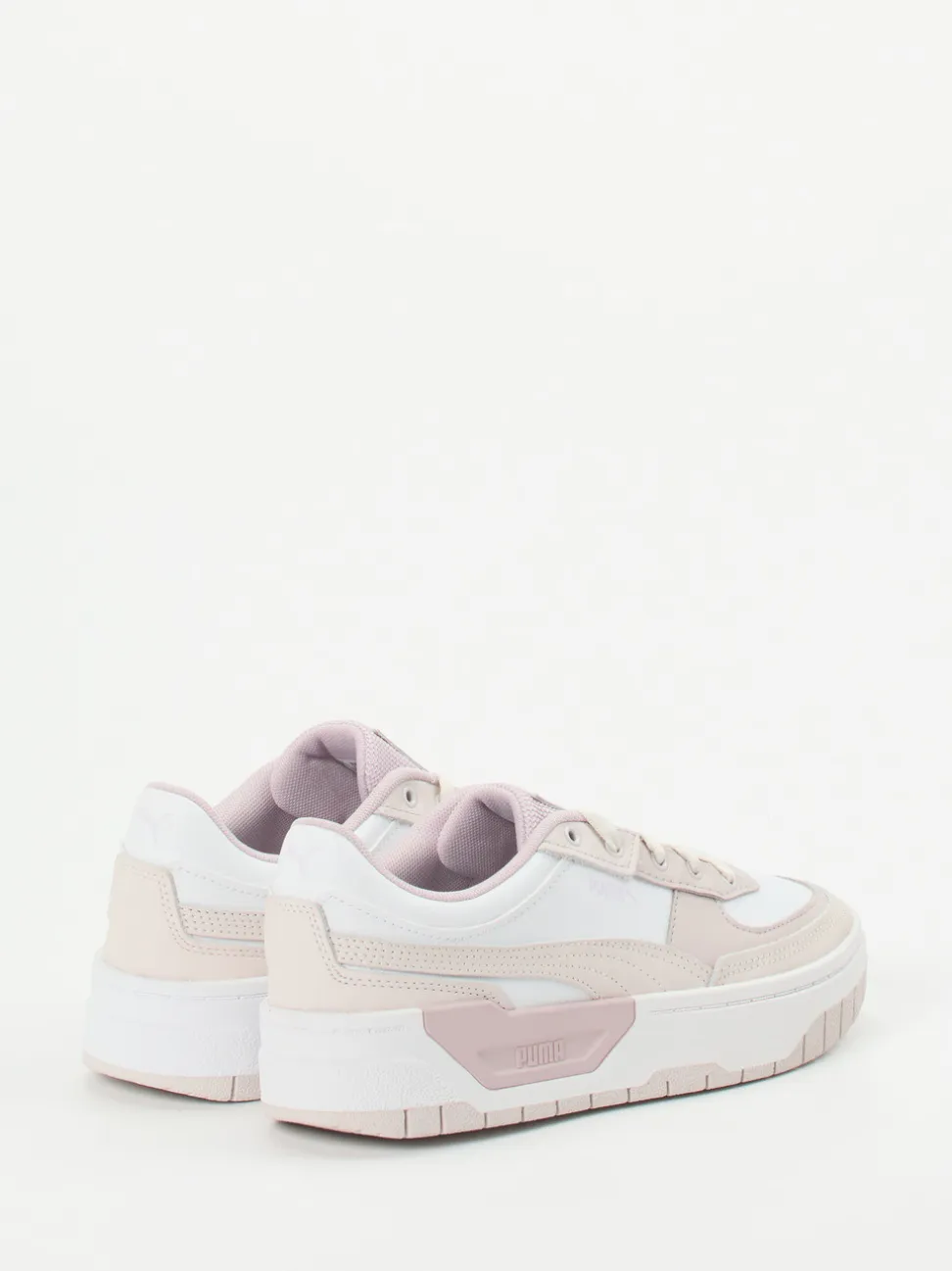 Puma – Low-Top Sneaker aus Leder Offwhite