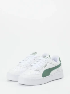 Puma – Low-Top Sneaker aus Leder in Weiß