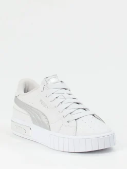 Puma – Low-Top-Sneaker aus Leder mit Silberdetail