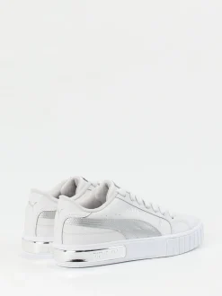 Puma – Low-Top-Sneaker aus Leder mit Silberdetail
