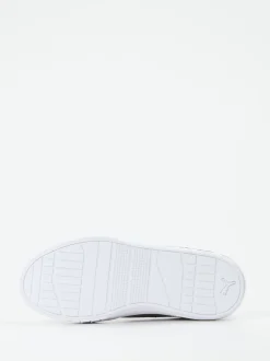 Puma – Low-Top-Sneaker aus Leder mit Silberdetail