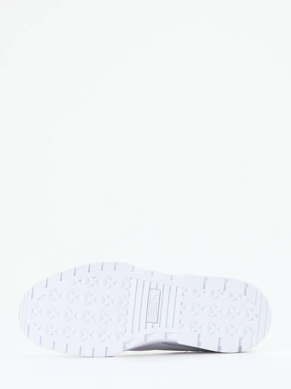Puma – Plateau-Sneaker aus Leder in Weiß