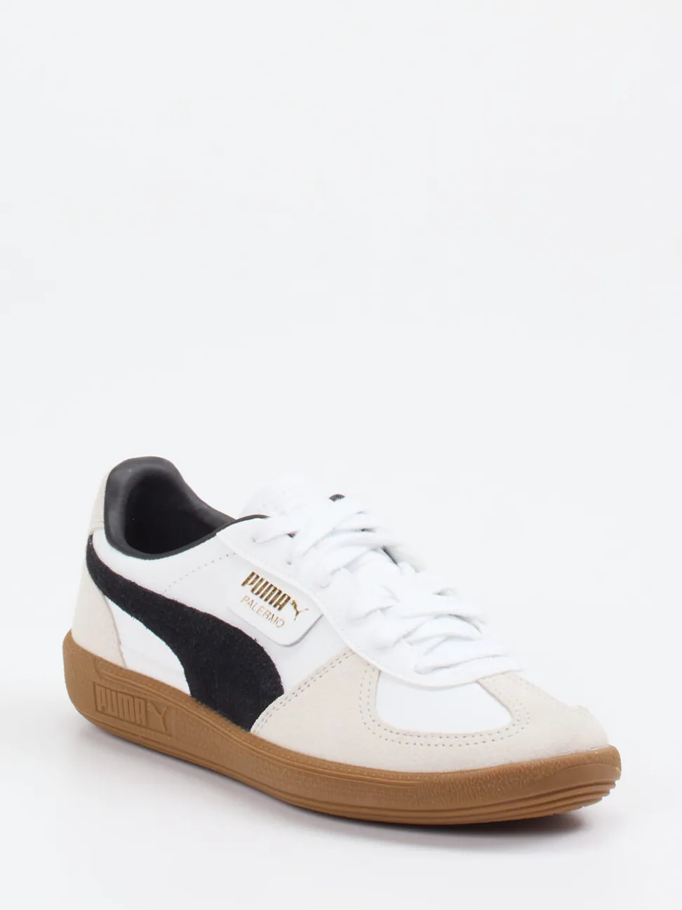 Puma – Retro-Sneaker aus Leder in Weiß