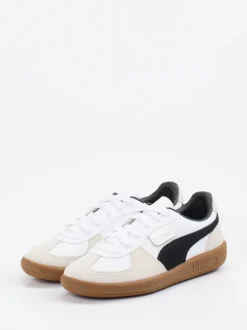 Puma – Retro-Sneaker aus Leder in Weiß
