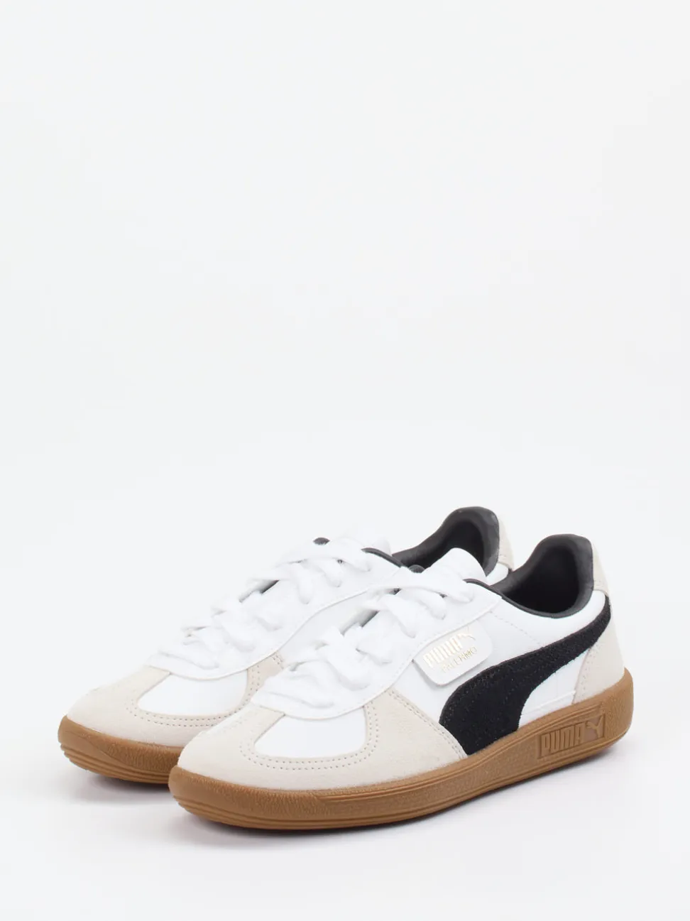 Puma – Retro-Sneaker aus Leder in Weiß