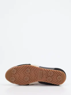 Puma – Retro-Sneaker aus Leder schwarz