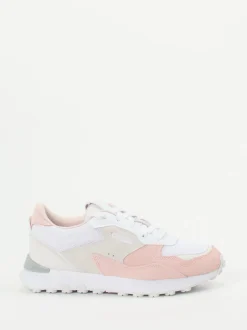 Puma – Retro-Sneaker aus Textil und Veloursleder Rosé