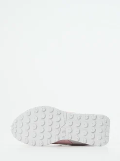 Puma – Retro-Sneaker aus Textil und Veloursleder Rosé