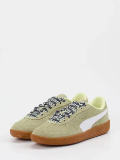Puma – Retro-Sneaker aus Veloursleder salbeigrün