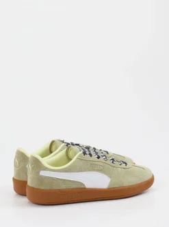 Puma – Retro-Sneaker aus Veloursleder salbeigrün