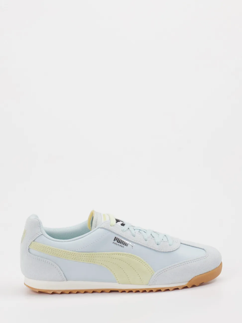 Puma – Retro-Sneaker aus Veloursleder in Pastellblau