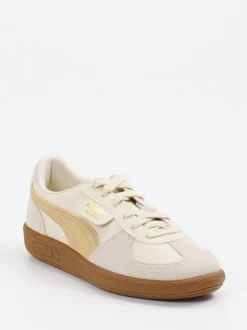 Puma – Retro-Sneaker aus Veloursleder Beige
