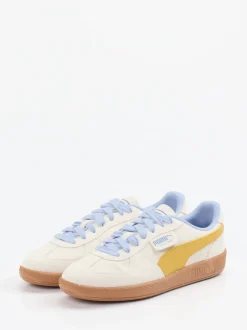 Puma – Retro-Sneaker aus Veloursleder Beige