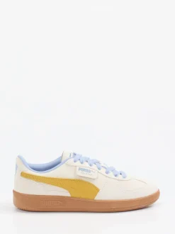 Puma – Retro-Sneaker aus Veloursleder Beige