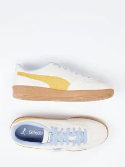Puma – Retro-Sneaker aus Veloursleder Beige