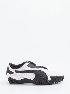 Puma – Sneaker aus Kalbleder Weiß perforiert
