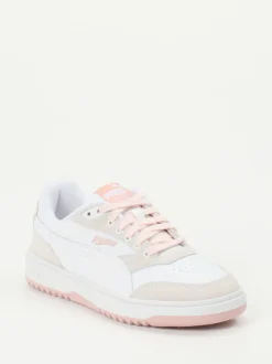 Puma – Sneaker aus Leder in Weiß und Pastell