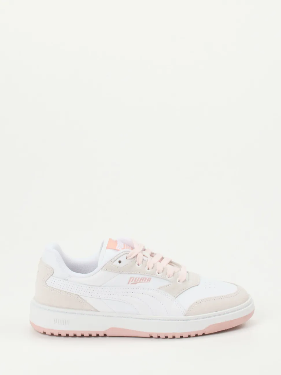 Puma – Sneaker aus Leder in Weiß und Pastell