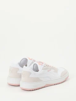 Puma – Sneaker aus Leder in Weiß und Pastell