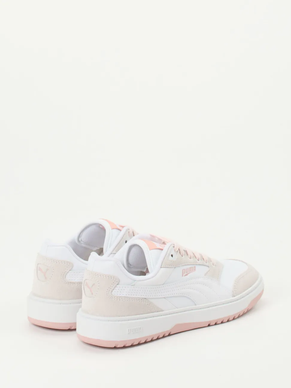 Puma – Sneaker aus Leder in Weiß und Pastell