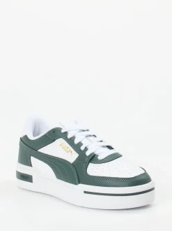 Puma – Sneaker aus Leder in Tannengrün