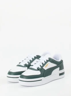 Puma – Sneaker aus Leder in Tannengrün