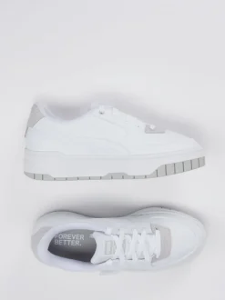Puma – Sneaker aus Leder in Weiß mit Chunky-Sohle