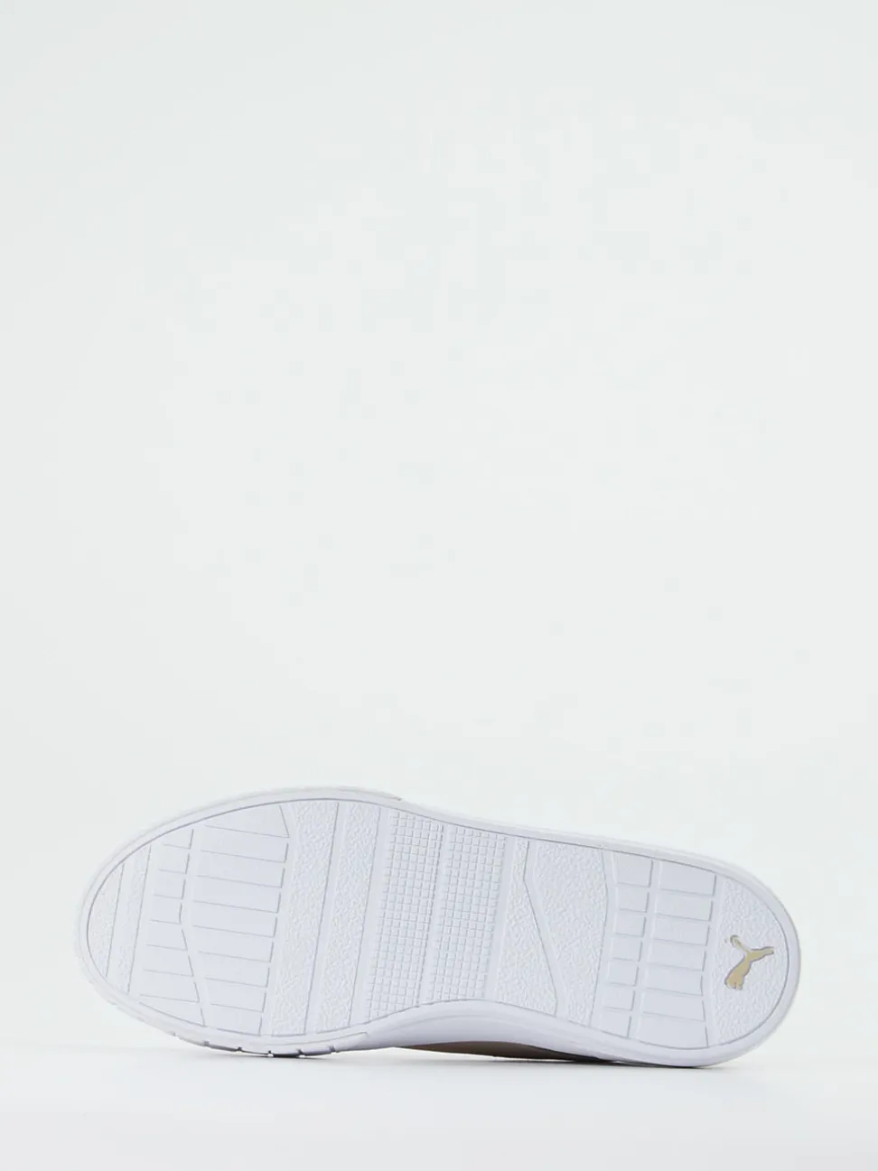 Puma – Sneaker aus Leder in Weiß mit Velours