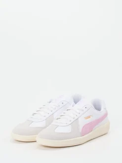 Puma – Sneaker aus Leder mit Pastellakzent
