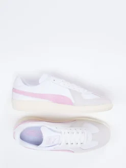 Puma – Sneaker aus Leder mit Pastellakzent