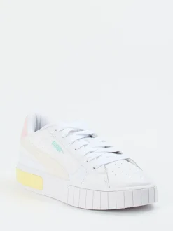 Puma – Sneaker aus Leder mit Pastellakzenten