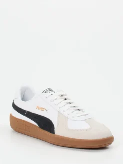 Puma – Sneaker aus Leder mit Gummisohle Weiß