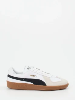 Puma – Sneaker aus Leder mit Gummisohle Weiß
