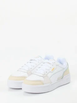 Puma – Sneaker aus Leder mit Pastellakzenten