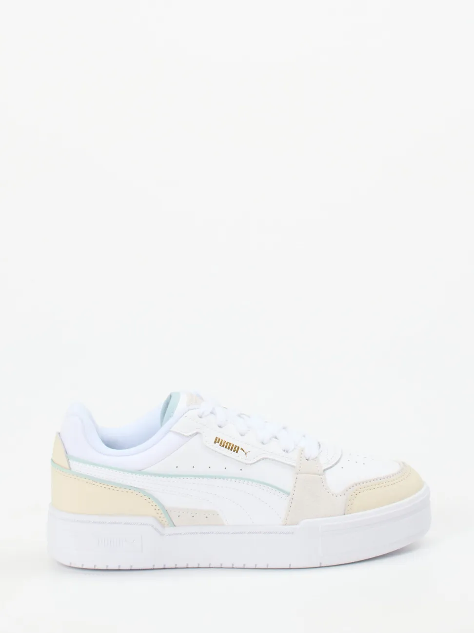 Puma – Sneaker aus Leder mit Pastellakzenten