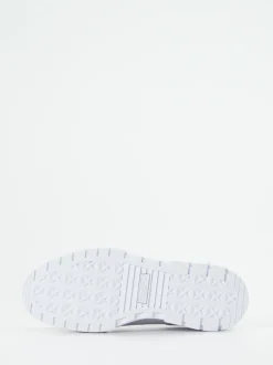 Puma – Sneaker aus Leder mit Plateausohle Weiß