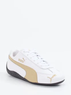 Puma – Sneaker aus Leder Weiß mit Retro-Details