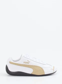 Puma – Sneaker aus Leder Weiß mit Retro-Details