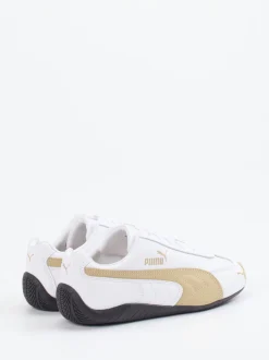 Puma – Sneaker aus Leder Weiß mit Retro-Details