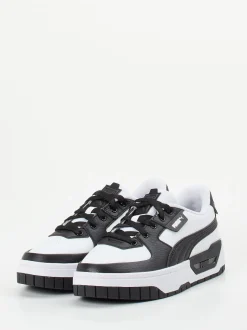 Puma – Sneaker aus Leder weiß mit Chunky-Sohle