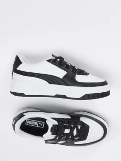 Puma – Sneaker aus Leder weiß mit Chunky-Sohle
