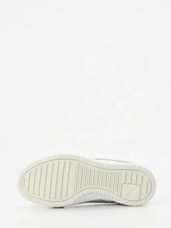 Puma – Sneaker aus Leder-Mesh-Mix in Offwhite