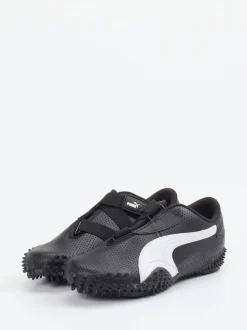 Puma – Sneaker aus perforiertem Leder Schwarz