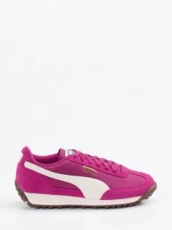 Puma – Sneaker aus Textil und Veloursleder magenta