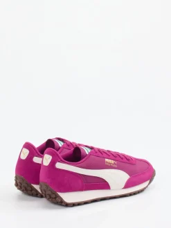 Puma – Sneaker aus Textil und Veloursleder magenta