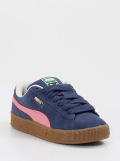 Puma – Sneaker aus Veloursleder in Dunkelblau